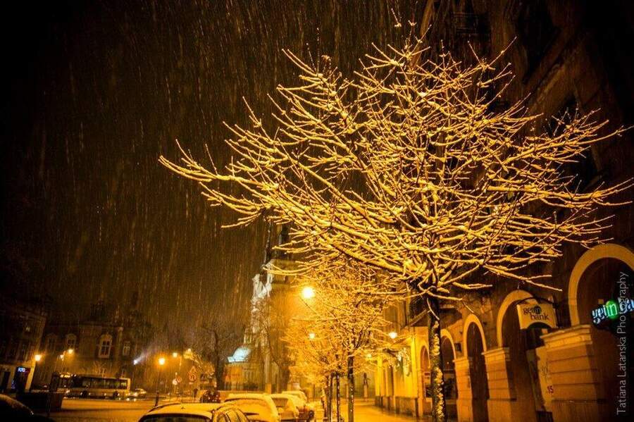 Падающий снег
